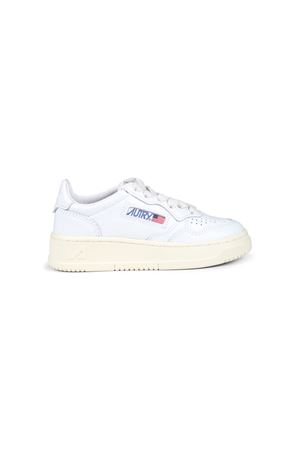 sneakers in pelle bianco AUTRY KIDS | A300KULKFF15WHTWHT